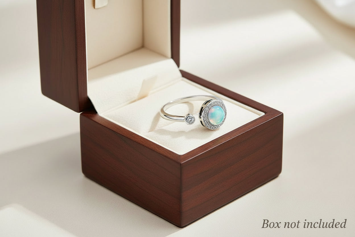 Fidget Anxiety Adjustable Rotating Ring