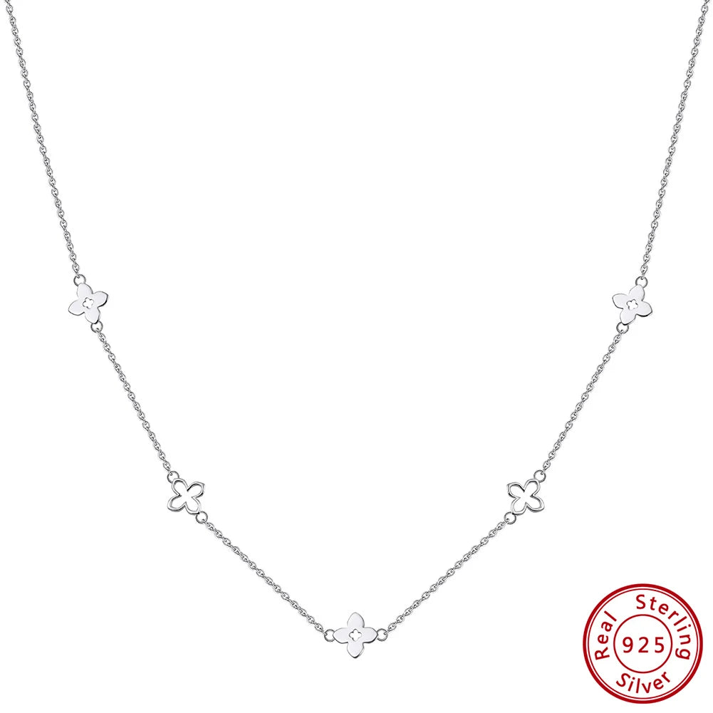 Classic Clover Pendant Necklace in 925 Sterling Silver