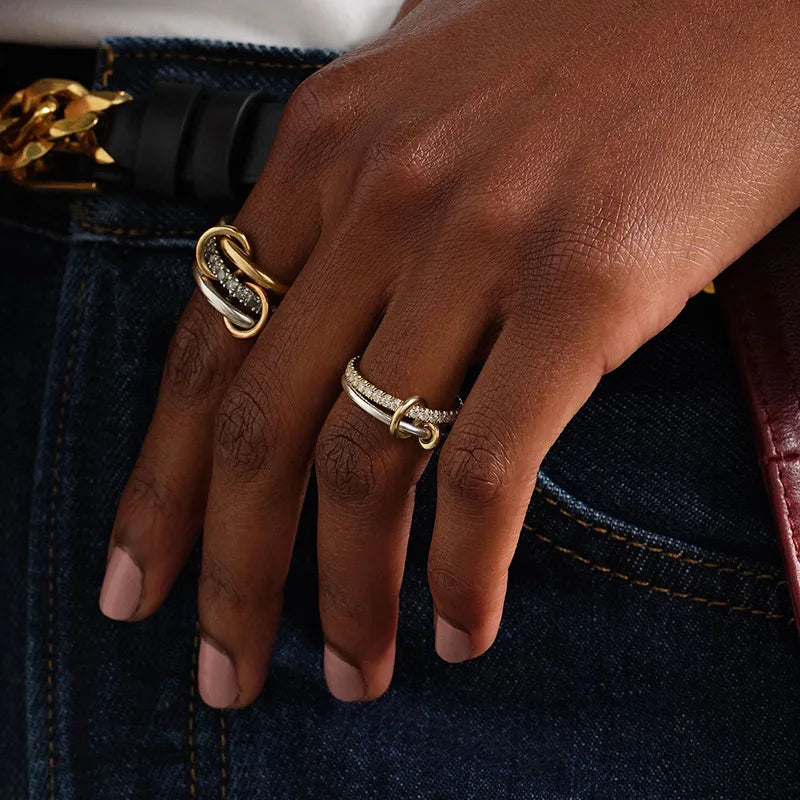 Chic Minimal Stackable Rings Everyday Wear