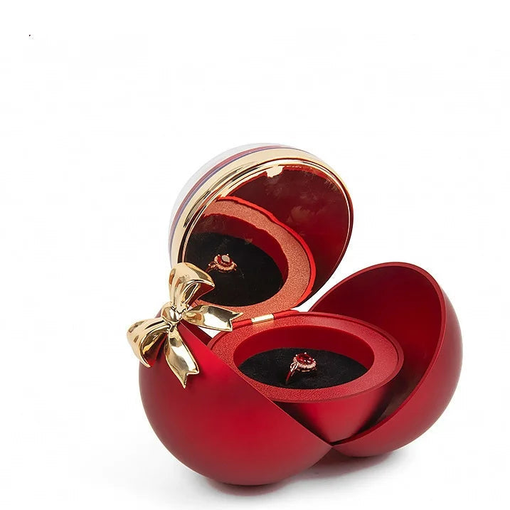 Luxury Rose Flower Ring Box Gift for Valentines and Proposal Anniversary