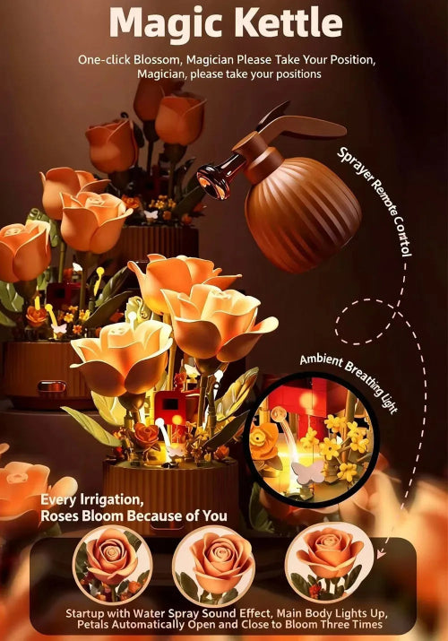 LED Blooming Flower Bouquet – High-end Decorative Gift