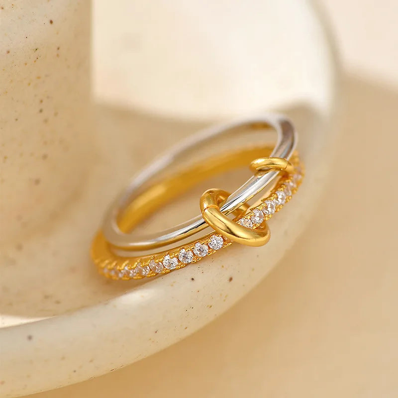 Chic Minimal Stackable Rings Everyday Wear