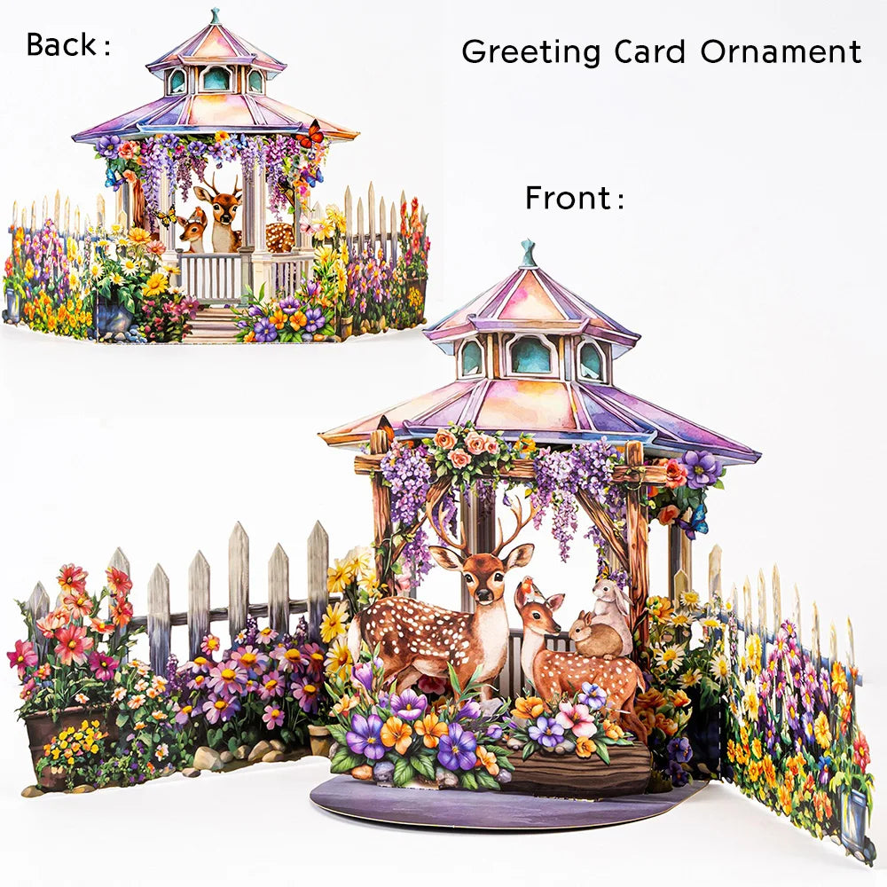Magical 3D Pop-Up Flower Box Card - The Card That Becomes Flowers