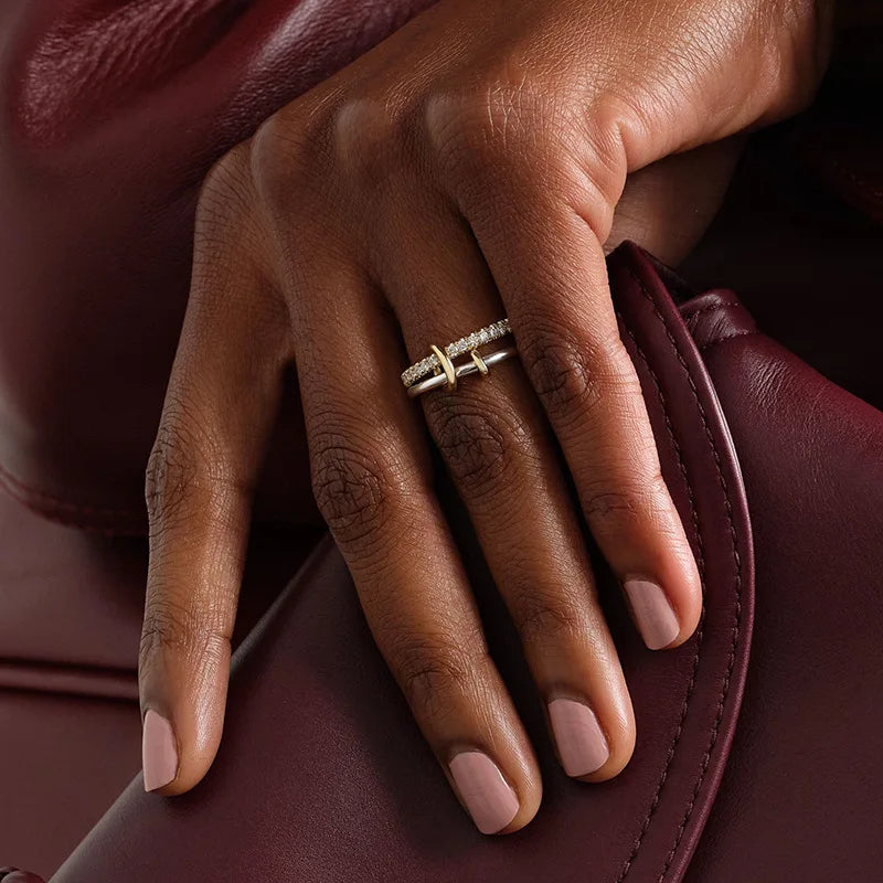 Chic Minimal Stackable Rings Everyday Wear