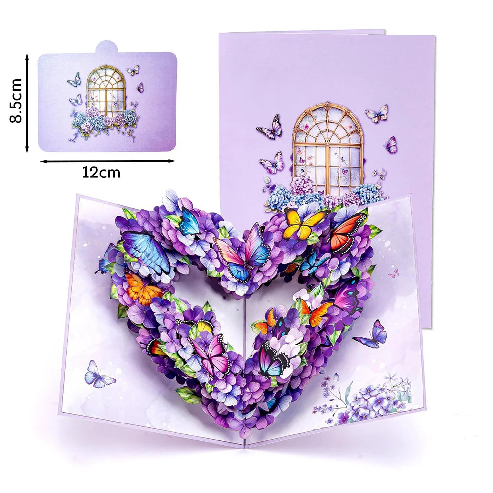 Magical 3D Pop-Up Flower Box Card - The Card That Becomes Flowers