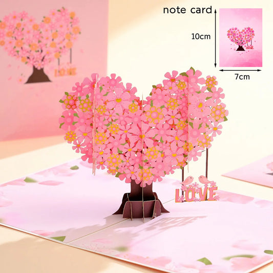 Magical 3D Pop-Up Flower Box Card - The Card That Becomes Flowers