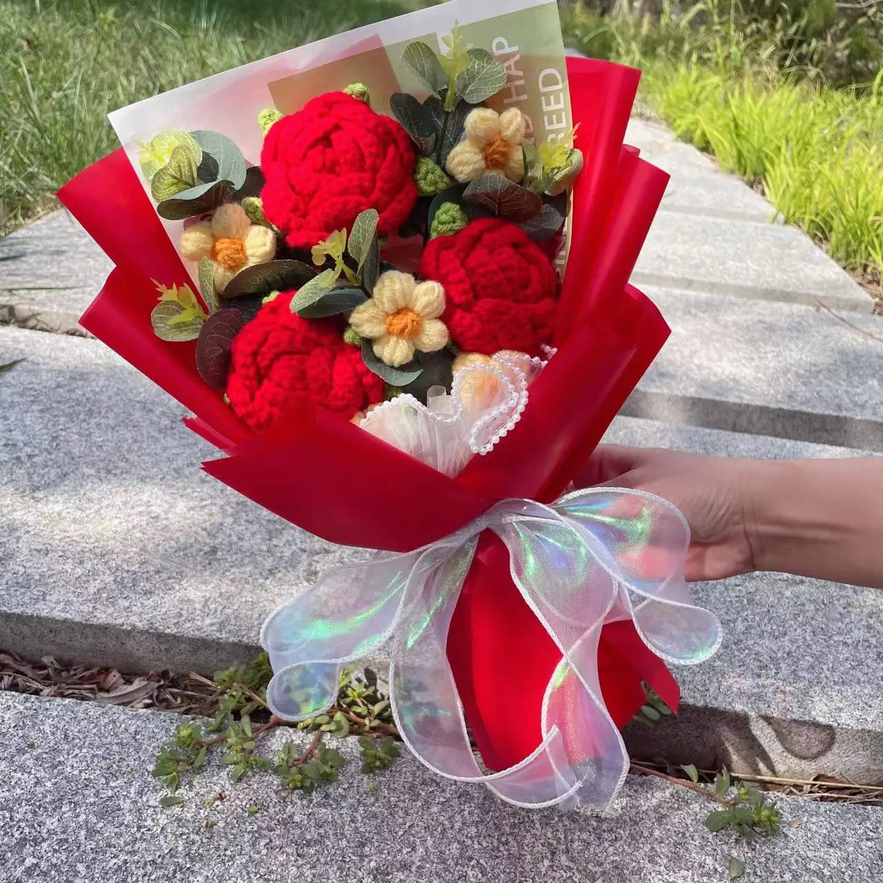 Artificial Flower Bouquet for Anniversaries