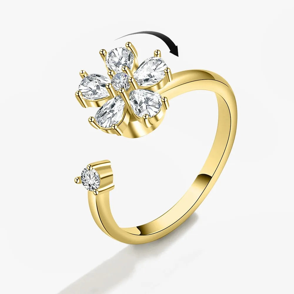 Fidget Anxiety Adjustable Rotating Ring