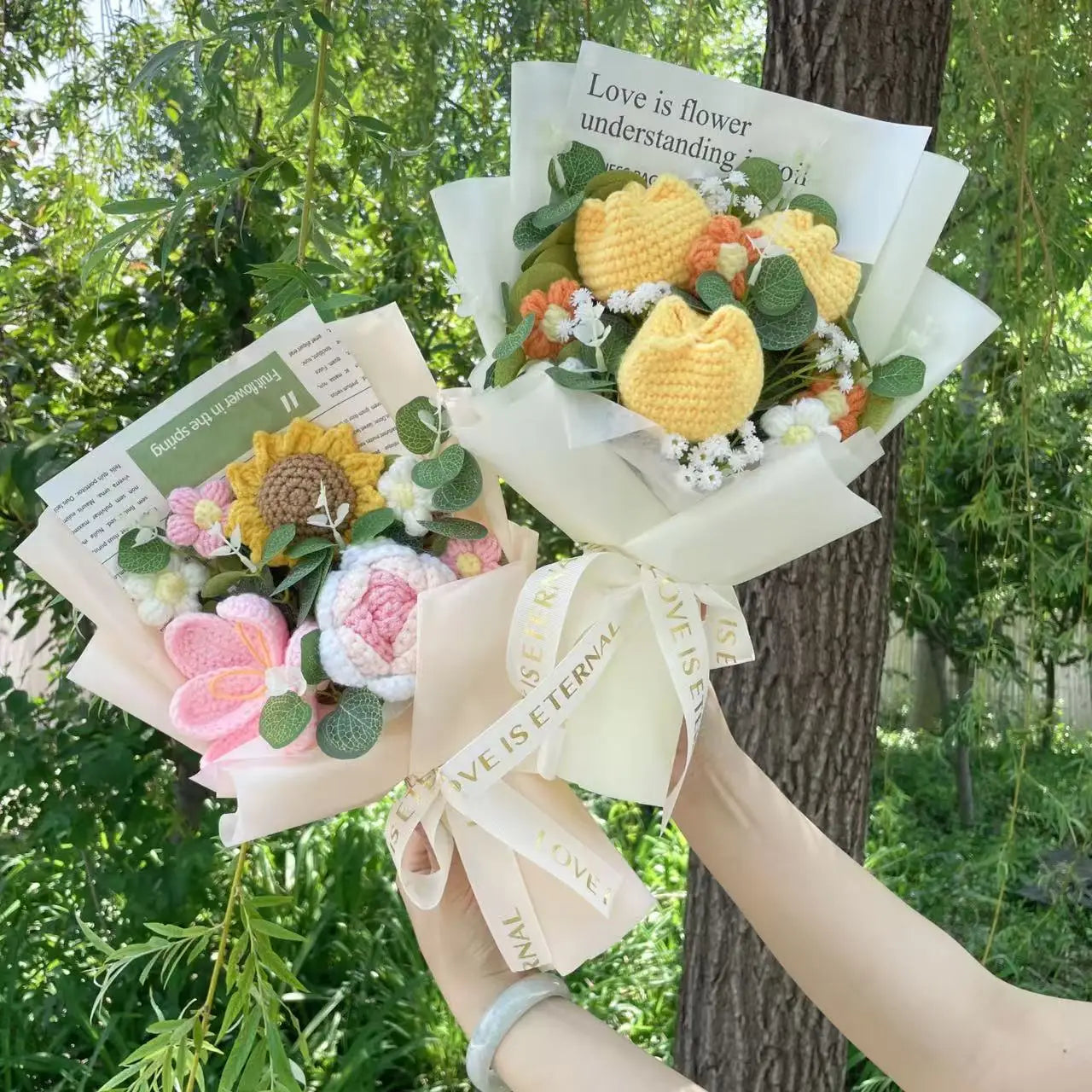 Artificial Flower Bouquet for Anniversaries