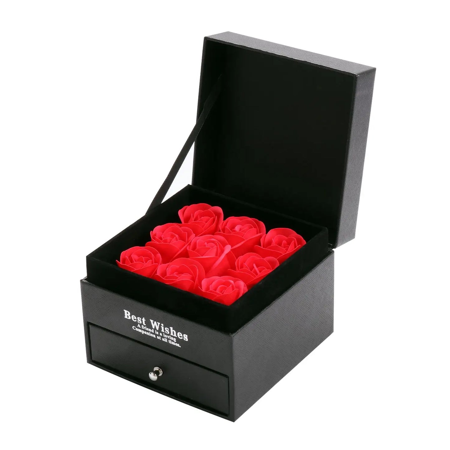Luxury Romantic Gift Set Rose Box with Projector Pendant for Valentine's Day
