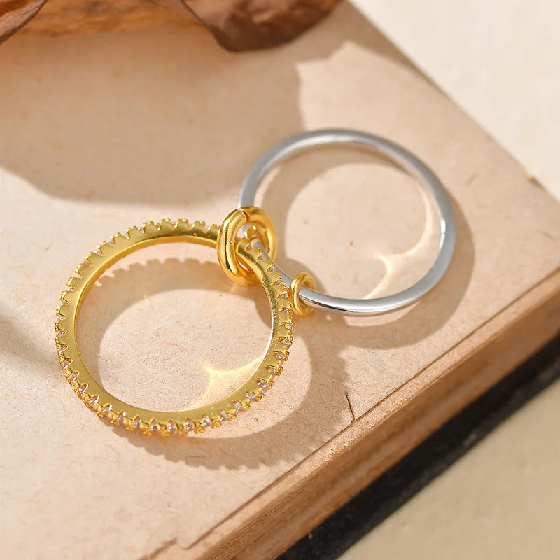 Chic Minimal Stackable Rings Everyday Wear