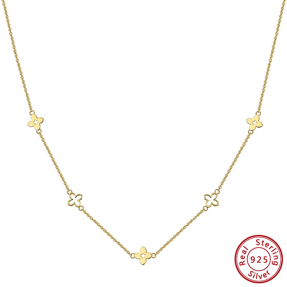 Classic Clover Pendant Necklace in 925 Sterling Silver