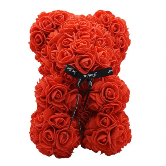 Rose Bear Flower Gift – Perfect Valentine’s Day & Birthday Surprise