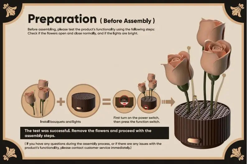 LED Blooming Flower Bouquet – High-end Decorative Gift