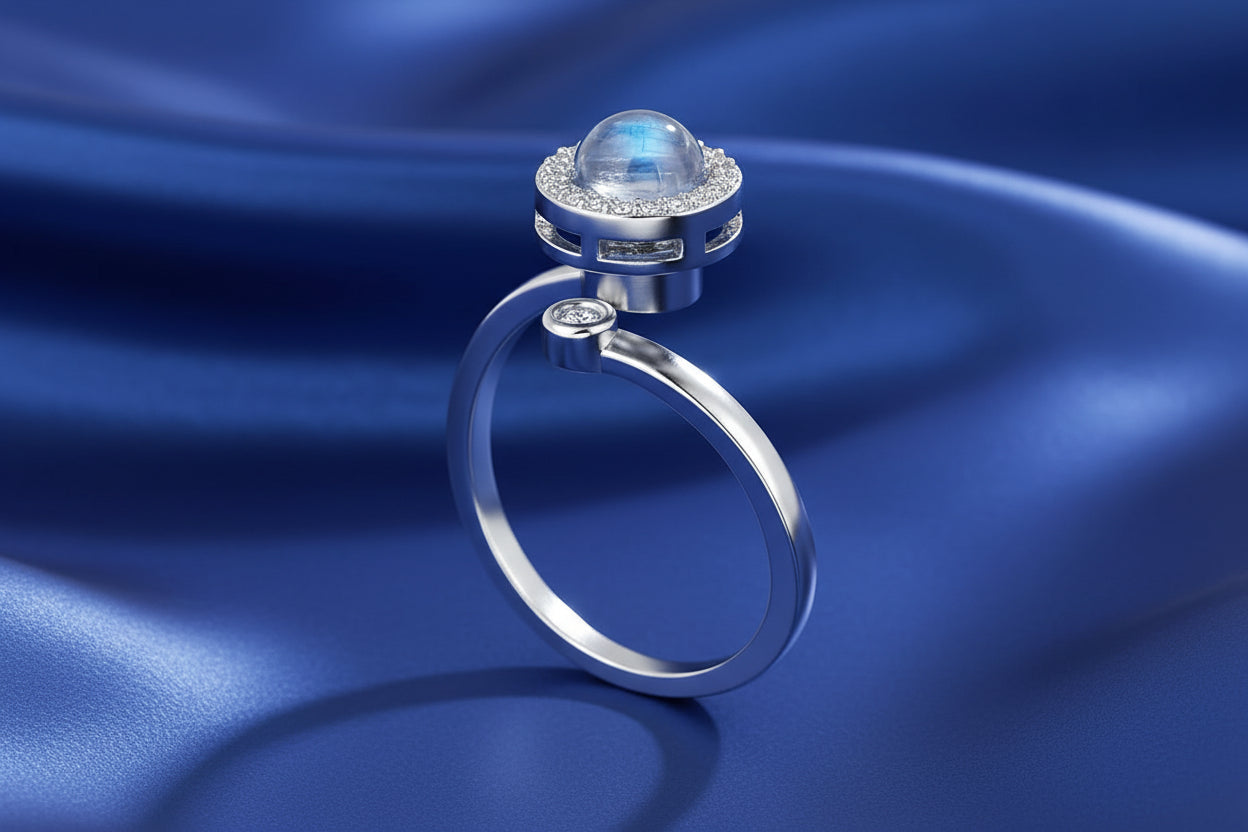 Fidget Anxiety Adjustable Rotating Ring